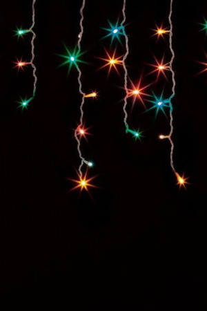 Электрическая гирлянда Бахрома 2,5м 100led мультицвет (02.6Т.100)