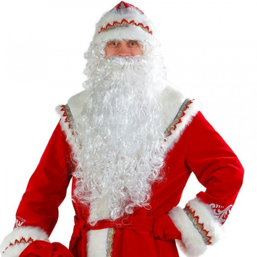 Карнавальный костюм Дед Мороз аппликация, красный