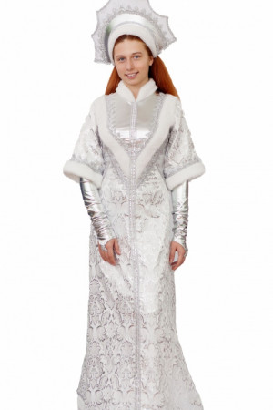Карнавальный костюм Снегурочка Метелица, размер 50, Батик (310-50)