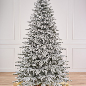 Искусственная ель заснеженная Орловская 160 см., литая хвоя + пвх, Max Christmas (ЕОРСЗ16)