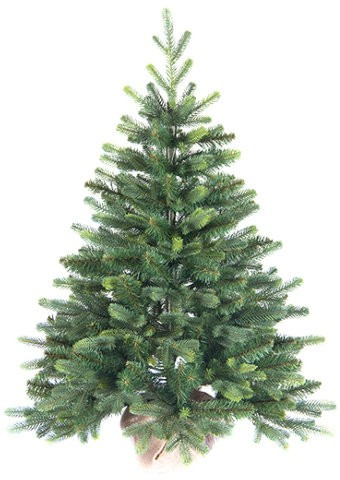 Искусственная ель Изумрудная в мешочке 90 см., литая хвоя+пвх, Max Christmas (ЕНИ09)