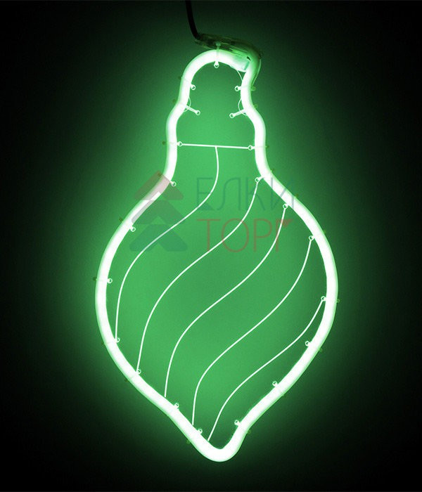 Светодиодная фигура из акрилайта зеленое свечение, 24*42 см., 220В, Beauty Led (HFS1-2G) в Белгороде