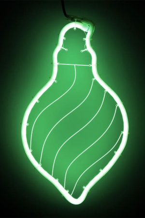 Светодиодная фигура Шар из акрилайта 24*42 см., 220В, зеленое свечение, LTC (HFS1-2G)