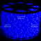 Дюралайт круглый Ø 10.5 мм., 220V, 3-жилы, синие LED лампы 24 шт на 1 м., бухта 50 м, силикон, Winner (05.50.10,5.24B)