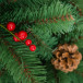 Искусственная елка Новогодняя сказка с шишками и ягодами 210 см., мягкая хвоя, ЕлкиТорг (15210)