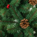 Искусственная елка Новогодняя сказка с шишками и ягодами 210 см., мягкая хвоя, ЕлкиТорг (15210)