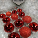 Набор стеклянных шаров Классический красный 42 шт., Christmas DeLuxe (87162)