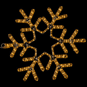 Светодиодная фигура Снежинка Путеводная Звезда 50 см., тепло бклого свечения, IP54, LTC (LC-13053)