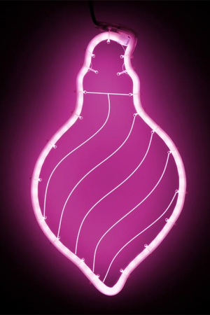 Светодиодная фигура Шар из акрилайта 24*42 см., 220В., розовое свечение, LTC (HFS1-2P)