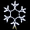 Светодиодная снежинка с мерцанием 40 см., холодный белый, Winner Light (9053-40W)