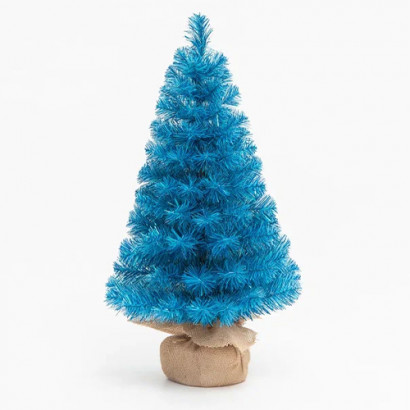 Искусственная елка Искристая голубая 45 см., мягкая хвоя ПВХ, ЕлкиТорг (150045)