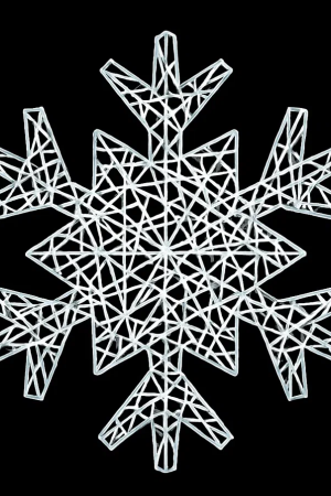 Светодиодная фигура Снежинка №2 2D 100 см., Сад Радости (SR346)