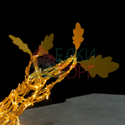 Светодиодная фигура Сова золотая Premium 1,1 м., Conso (OL324)