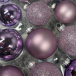 Набор стеклянных шаров Лавандовый микс 26 шт., Christmas DeLuxe (86774)