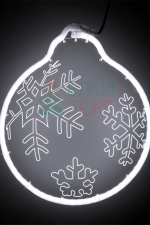Светодиодная фигура из акрилайта холодное белое свечение, 30*30 см., 220В, Beauty Led (HFS2-2W)