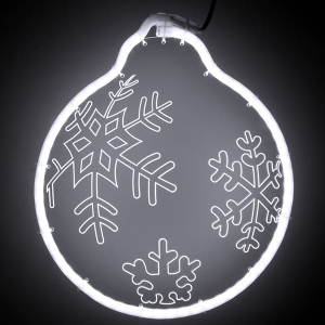 Светодиодная фигура Шар из акрилайта 30*30 см., 220В, холодное белое свечение, LTC (HFS2-2W)