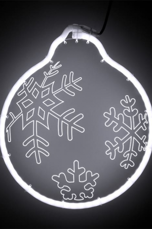 Светодиодная фигура Шар из акрилайта 30*30 см., 220В, холодное белое свечение, LTC (HFS2-2W)