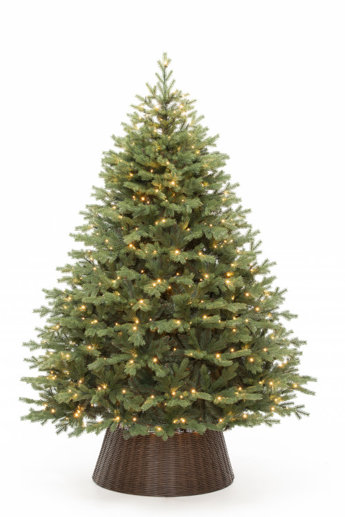 Искусственная елка Графская Премиум 150 см., 240 теплых белых LED ламп, Литая хвоя+ПВХ, ЕлкиТорг (137150) в Санкт-Петербурге