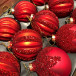 Набор стеклянных шаров Ларанж 80 мм., 12 шт., красный, House of Seasons (84020) 
