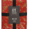 Скатерть Новогодний фейверк 140х180 см., красный с золотом, Kaemingk (668542/1)