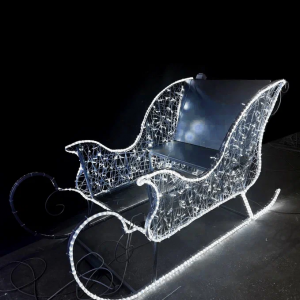 Светодиодная фигура Сани Деда Мороза 110 см., Сад Радости (SR052)