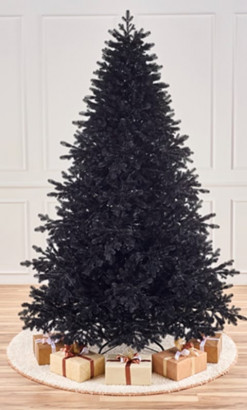 Искусственная елка Черная 210 см., 100% литая хвоя, Max Christmas (ЕЧР21)
