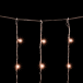 Светодиодный занавес 2*2 м., 400 экстра теплых белых LED ламп, мерцание, облегченный, прозрачный провод ПВХ, LTC (PCL400NOTBLW-10-2EWW) в Санкт-Петербурге