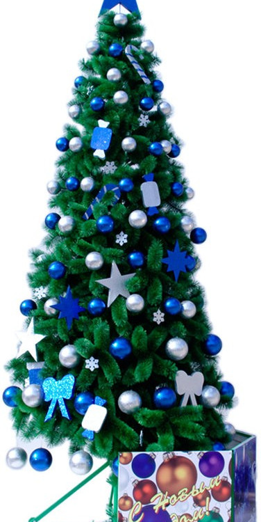 Искусственная сосна Виктория 14 м., ствольная, ПВХ, ПромЕлка, (VK1400LES)