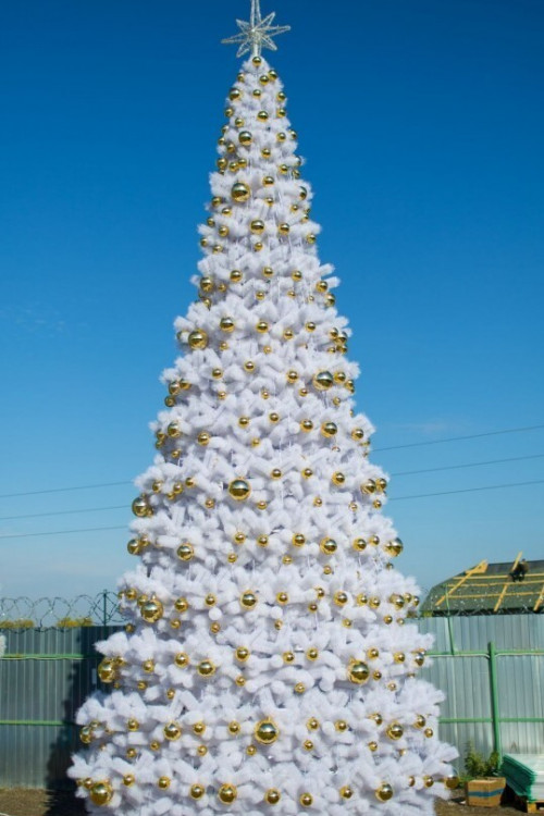 Уличная сосна Уральская белая 14 м., каркасная, Леска, Green Trees (GT14URLESW)