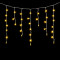 Светодиодная бахрома 4,9*0,5 м., 240 желтых LED ламп, прозрачный провод ПВХ, Beauty Led (PIL240-10-2Y)