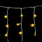 Светодиодная бахрома 4,9*0,5 м., 240 желтых LED ламп, прозрачный провод ПВХ, Beauty Led (PIL240-10-2Y)