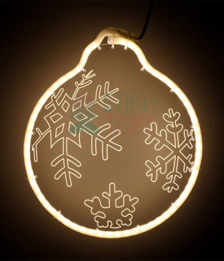 Светодиодная фигура из акрилайта теплое белое свечение, 30*30 см., 220В, Beauty Led (HFS2-2WW) — 