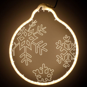 Светодиодная фигура Шар из акрилайта 30*30 см., 220В, теплое белое свечение, LTC (HFS2-2WW)