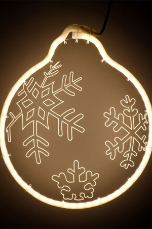 Светодиодная фигура Шар из акрилайта 30*30 см., 220В, теплое белое свечение, LTC (HFS2-2WW)