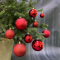 Набор пластиковых шаров Гамма 46 шт., красный, ChristmasDeLuxe (88022)