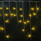 Светодиодная бахрома 3*0.5 м., 220V, 112 желтых LED ламп, прозрачный силиконовый провод, Rich LED (RL-i3*0.5-T/Y)
