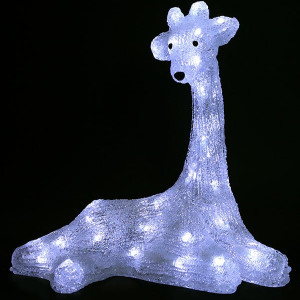 Светодиодная фигура Жираф 36 см., 24V, 40 холодных белых LED ламп, Beauty Led (AS40C-2W)