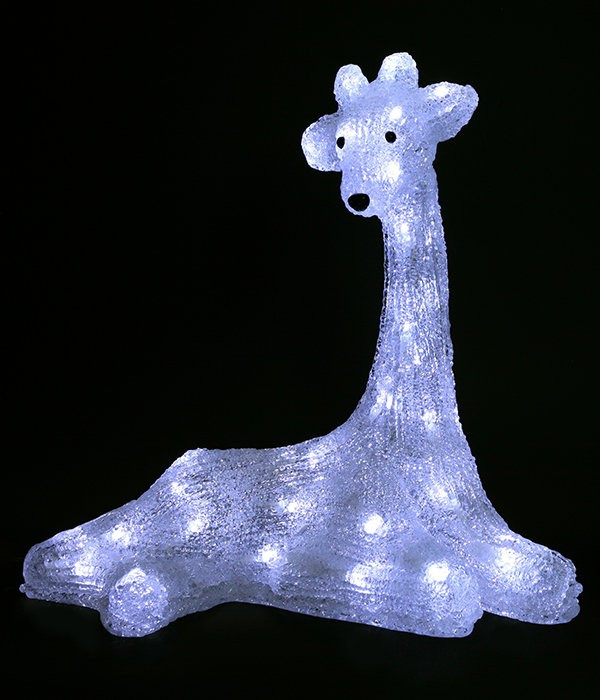 Светодиодная фигура Жираф 36 см., 24V, 40 холодных белых LED ламп, Beauty Led (AS40C-2W) в Белгороде
