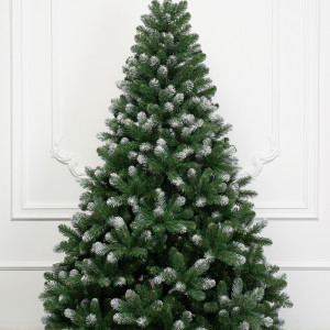Искусственная елка Звездная заснеженная 240 см., мягкая хвоя, ЕлкиТорг (188240)