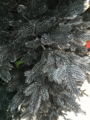 Искусственная елка Черная 240 см., 100% литая хвоя, Max Christmas (ЕЧР24)
