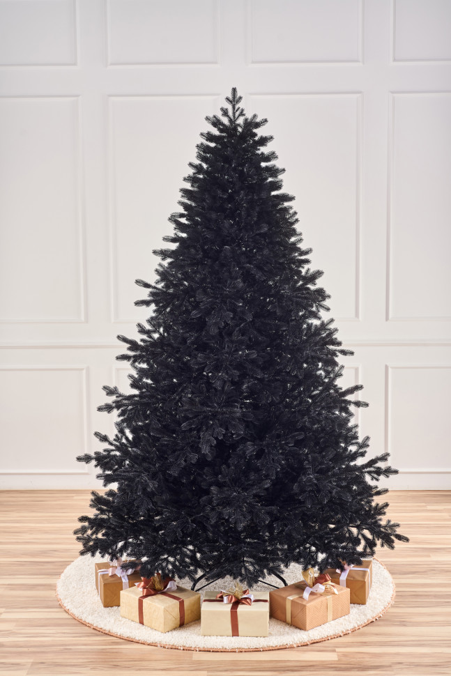 Искусственная елка Черная 240 см., 100% литая хвоя, Max Christmas (ЕЧР24)