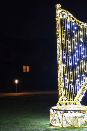 Светодиодная фигура Арфа 170 см., Сад Радости (SR152)