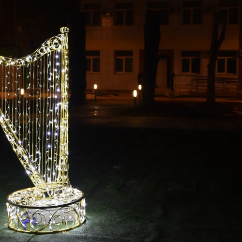 Светодиодная фигура Арфа 170 см., Сад Радости (SR152)