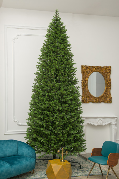  Искусственная ель Торжественная 4 м., 100% Литая хвоя, ЕлкиТорг (167400)