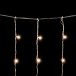 Светодиодный занавес 2*2 м., 400 теплых белых LED ламп, мерцание, облегченный, прозрачный провод ПВХ, LTC(PCL400NOTBLW-10-2WW) в Санкт-Петербурге