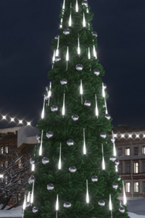 Световая ель «Звёздный дождь» - 7 м. Conso