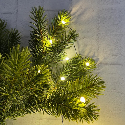 Гирлянда Капли 100 теплых белых макро ламп, 1000 см., 8 режимов, Christmas DeLuxe (87759)