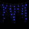 Светодиодная бахрома 4,9*0,5 м., 240 синих LED ламп, черный провод ПВХ, Beauty Led (PIL240-11-2B)