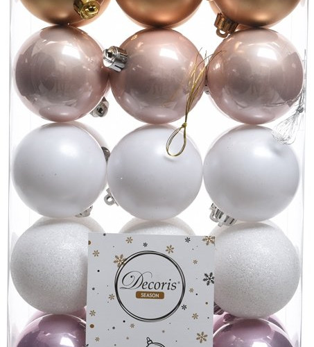 Набор пластиковых шаров Утренняя Заря 60 мм, 30 шт, Kaemingk (020128)