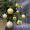 Набор пластиковых шаров Гамма 46 шт., золото, ChristmasDeLuxe (88023)